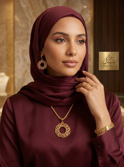 طقم الماراكشية الملكي – أناقة تقليدية فاخرة✨