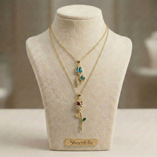 🌷 قلادة التوليب | Fleur Tulip