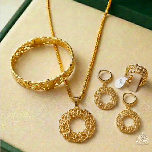 طقم الماراكشية الملكي – أناقة تقليدية فاخرة✨