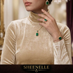 👑 طقم مجوهرات الزركونيا الملكي Cubic Zirconia |sheenelle