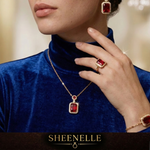 👑 طقم مجوهرات الزركونيا الملكي Cubic Zirconia |sheenelle